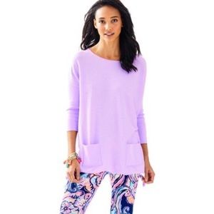 **SOLD**Lilly Pulitzer lilac Elba sweater